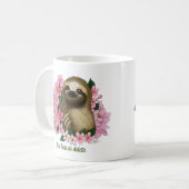 Mug Fleurs roses parentes (Devant gauche)