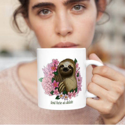 Mug Fleurs roses parentes