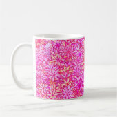 Mug fleurs roses, pêche, orchidée et corail (Gauche)