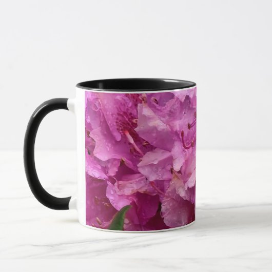 Mug Fleurs roses Rhododendron (Gauche)