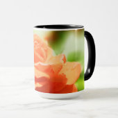 Mug Fleurs Roses romantiques (Devant droit)