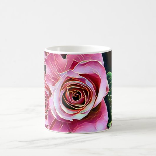 MUG FLEURS ROSES ROSES ROSES ROSES (Centre)