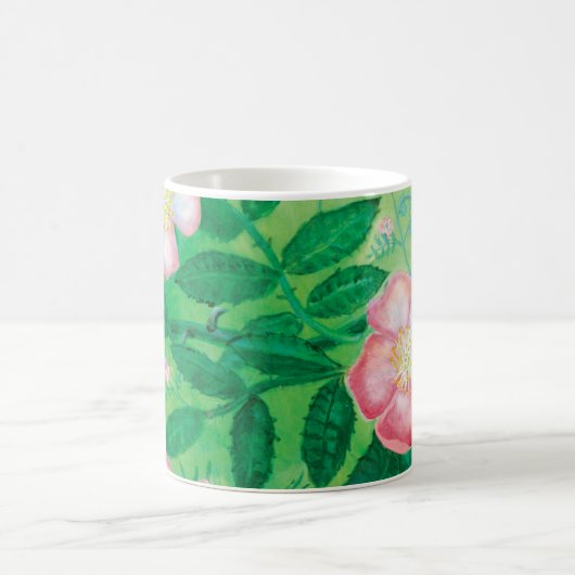 Mug Fleurs roses sauvages (Centre)