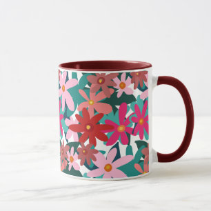 MUG FLEURS ROUGES