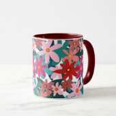 MUG FLEURS ROUGES (Devant droit)