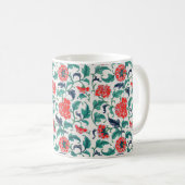 Mug Fleurs rouges (Devant droit)