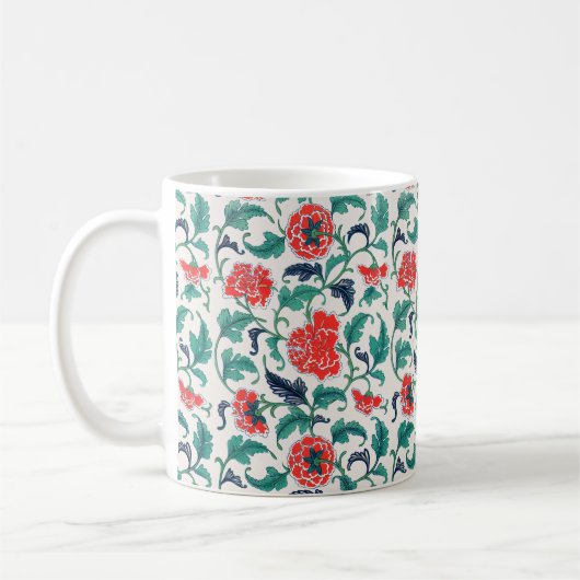 Mug Fleurs rouges (Gauche)