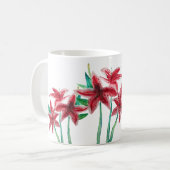 Mug Fleurs rouges (Devant gauche)