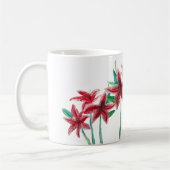 Mug Fleurs rouges (Gauche)