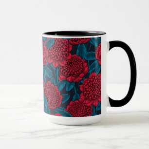 Mug Fleurs rouges de waratah