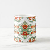 Mug Fleurs rouges style chinois (Centre)