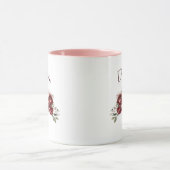 Mug Fleurs rousses Bourgogne modernes (Centre)