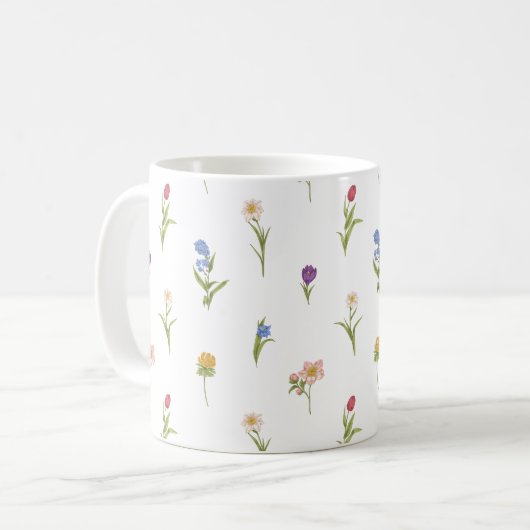 Mug Fleurs sauvages (Devant gauche)