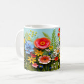 Mug Fleurs sauvages 3D (Devant gauche)