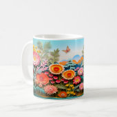Mug Fleurs sauvages 3D (Devant gauche)