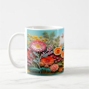 Mug Fleurs sauvages 3D