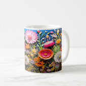 Mug Fleurs sauvages 3D (Devant droit)