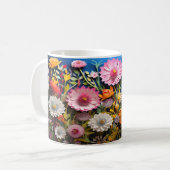 Mug Fleurs sauvages 3D (Devant gauche)