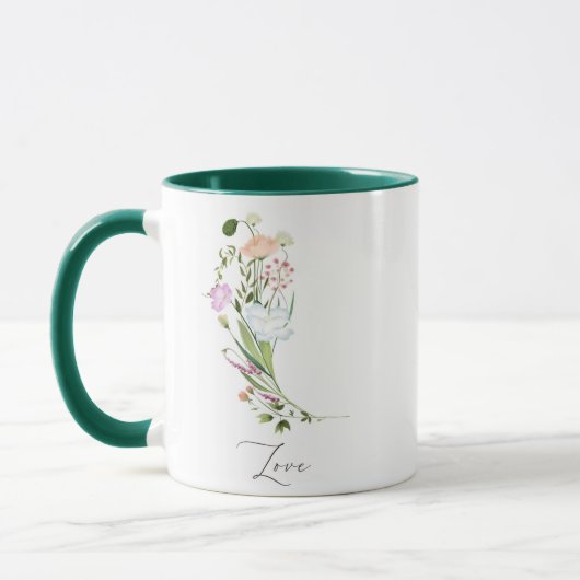 Mug Fleurs sauvages Amour   (Gauche)