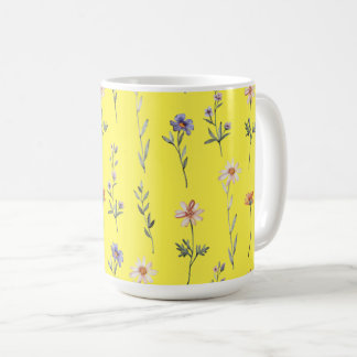 Mug Fleurs sauvages aquarelle