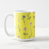 Mug Fleurs sauvages aquarelle (Gauche)
