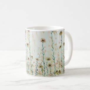 Mug Fleurs sauvages bohèmes vintage