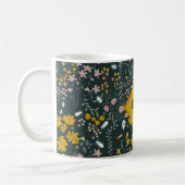 Mug Fleurs sauvages bohémiens de la moutarde (Gauche)