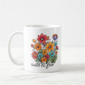 Mug Fleurs sauvages Boho sauvages et libres (Gauche)