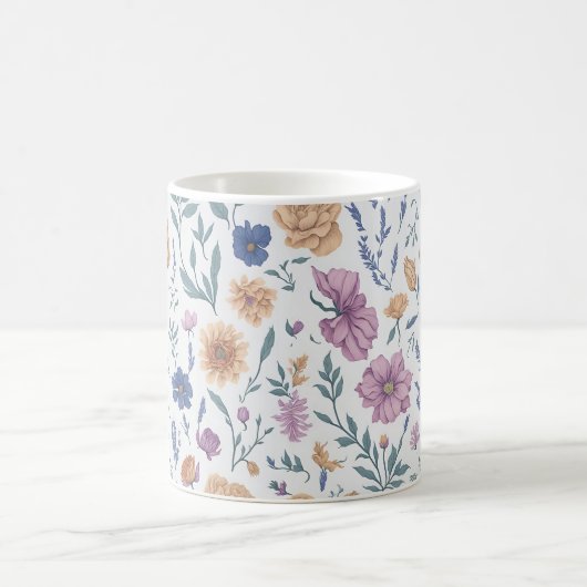 Mug Fleurs sauvages - Charme rustique (Centre)