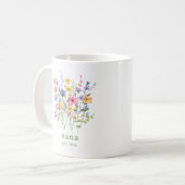 Mug Fleurs sauvages colorés tendance | Nana (Devant gauche)