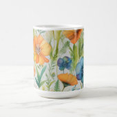 Mug Fleurs sauvages d'aquarelle de style français (Centre)