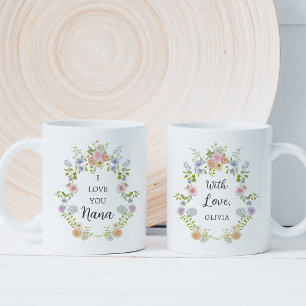 Mug Fleurs sauvages de printemps colorés   Vous aimez 