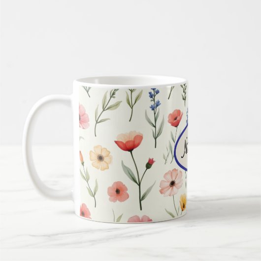 Mug Fleurs sauvages d'été (Gauche)