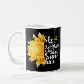 Mug Fleurs sauvages d'été et soleil (Gauche)
