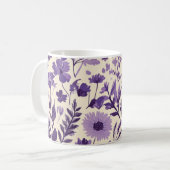 Mug Fleurs sauvages en nuances de violet 💜 (Devant gauche)