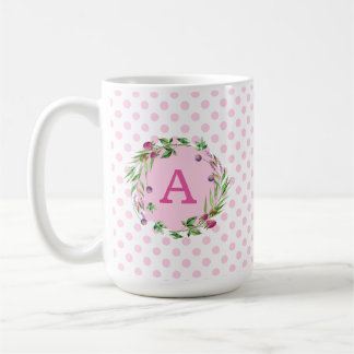 Mug Fleurs sauvages et framboises personnalisés