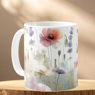 Mug Fleurs Sauvages Modernes