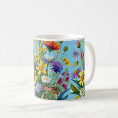 Mug Fleurs sauvages Motif (Devant droit)