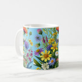 Mug Fleurs sauvages Motif (Devant gauche)