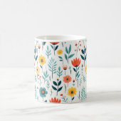 Mug Fleurs sauvages Motif coloré (Centre)