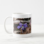 Mug Fleurs sauvages oiseau-pied violet sources chaudes (Gauche)