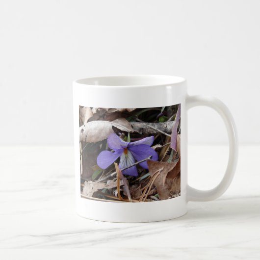 Mug Fleurs sauvages oiseau-pied violet sources chaudes (Droite)