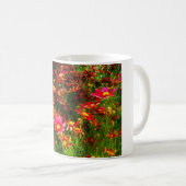 Mug Fleurs sauvages rose et jaune pâle (Devant droit)