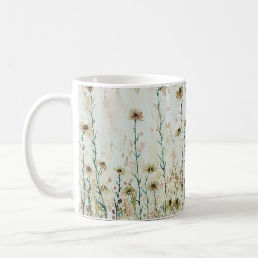 Mug Fleurs sauvages Vintages Boho (Gauche)