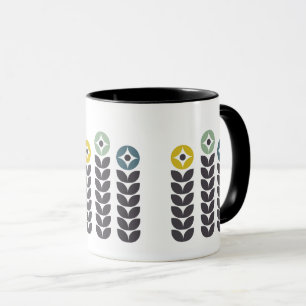 Mug Fleurs scandinaves Abstraites et colorées