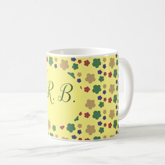 Mug Fleurs simples (Devant droit)