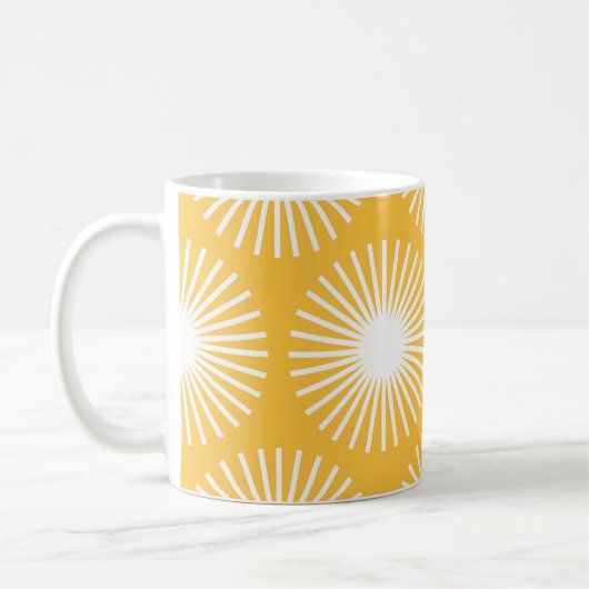 Mug Fleurs simples : design sans couture scandinave. (Gauche)