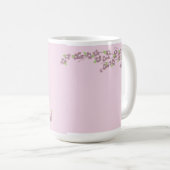 Mug Fleurs simples roses (Devant droit)