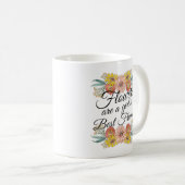Mug Fleurs sont une fille meilleur ami - Zinnia Art (Devant droit)