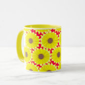 Mug Fleurs Sun (Devant gauche)